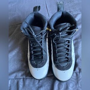Men Black and White Jordan Sneakers